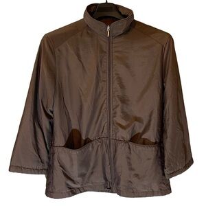 WENNAS Terylene Jacket Brown Size 13